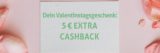 TopCashback.de – 5€ Bonus zum Valentinstag ab 15€ MBW bei allen Händlern (gültig für Neu- und Bestandskunden)